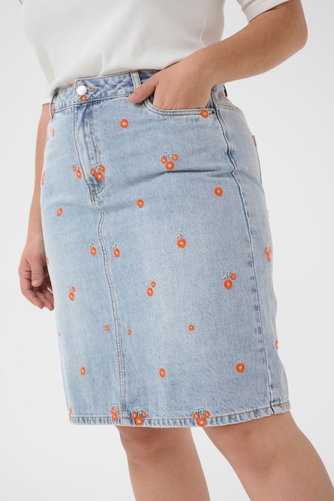 Denim rok Regular fit