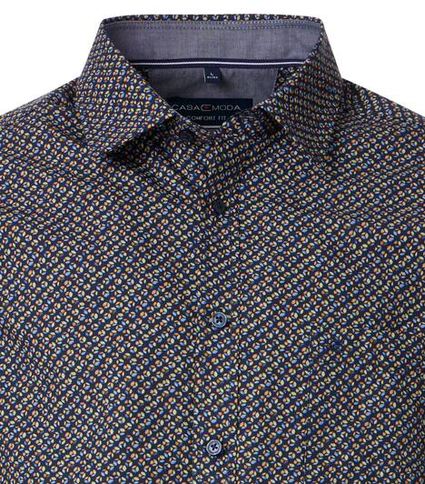 Freizeithemd Kurzarm Print Comfort Fit