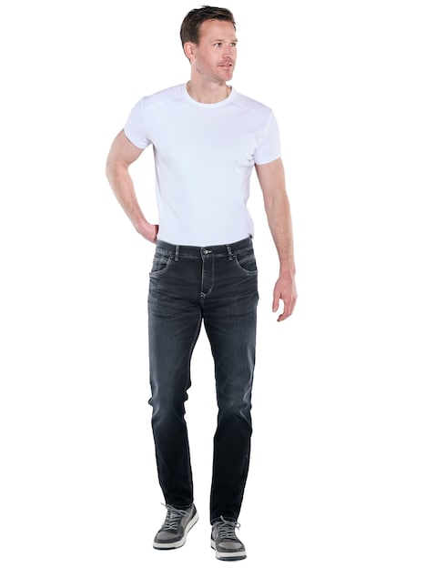 Herren Jeans 5-Pocket Superstretch , Indigoblau