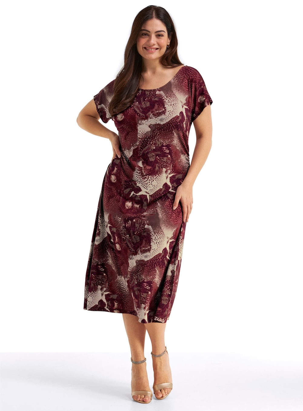 Jersey-Kleid Kurzarm