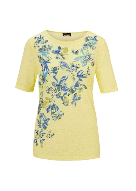 Shirt mit U-Boot-Ausschnitt