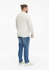 Struktur-Pullover aus 100% Baumwolle