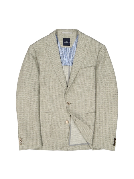 Herren Sakko in Waffeloptik made in Europe , Khaki