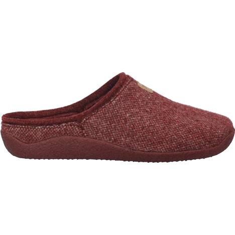 Damen Hausschuh Vinny 01, bordeaux-kombi