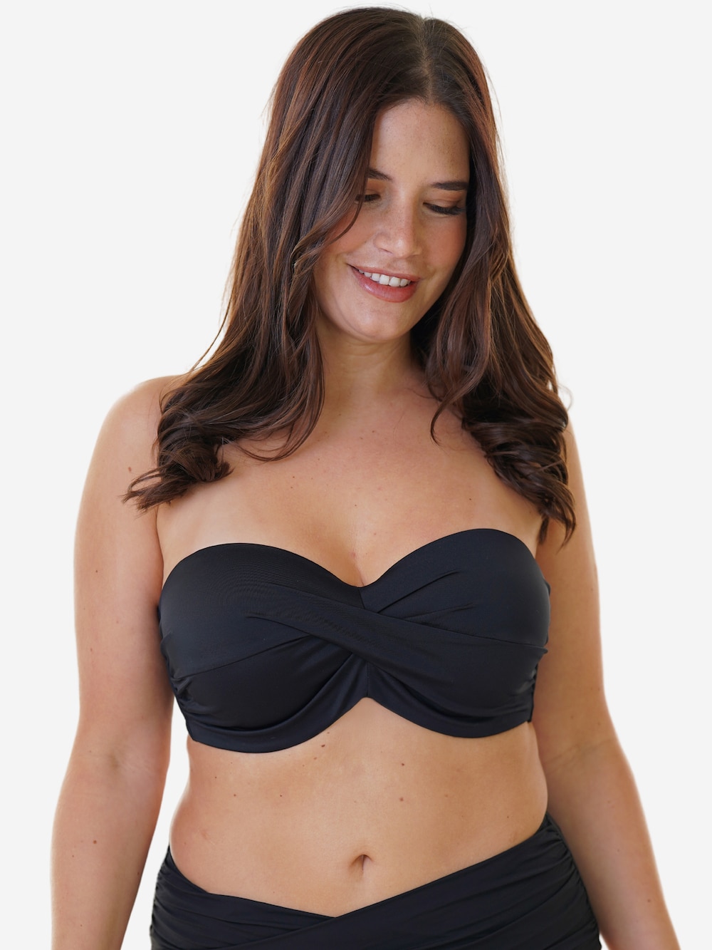 Multiway-Bikini-Top MONACO LOOP Multiway-Bikini,Trägerloser Bikini,Neckholder-Bikini mit Bügel,mit Schale,Multiway-Träger