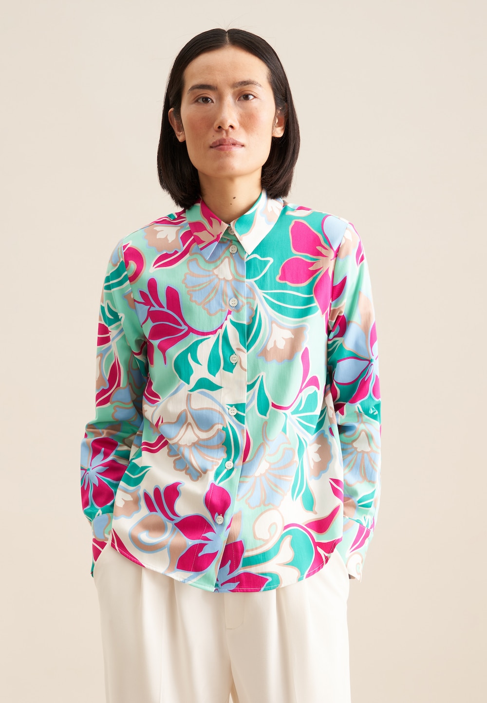 Damen Hemdbluse - Floral