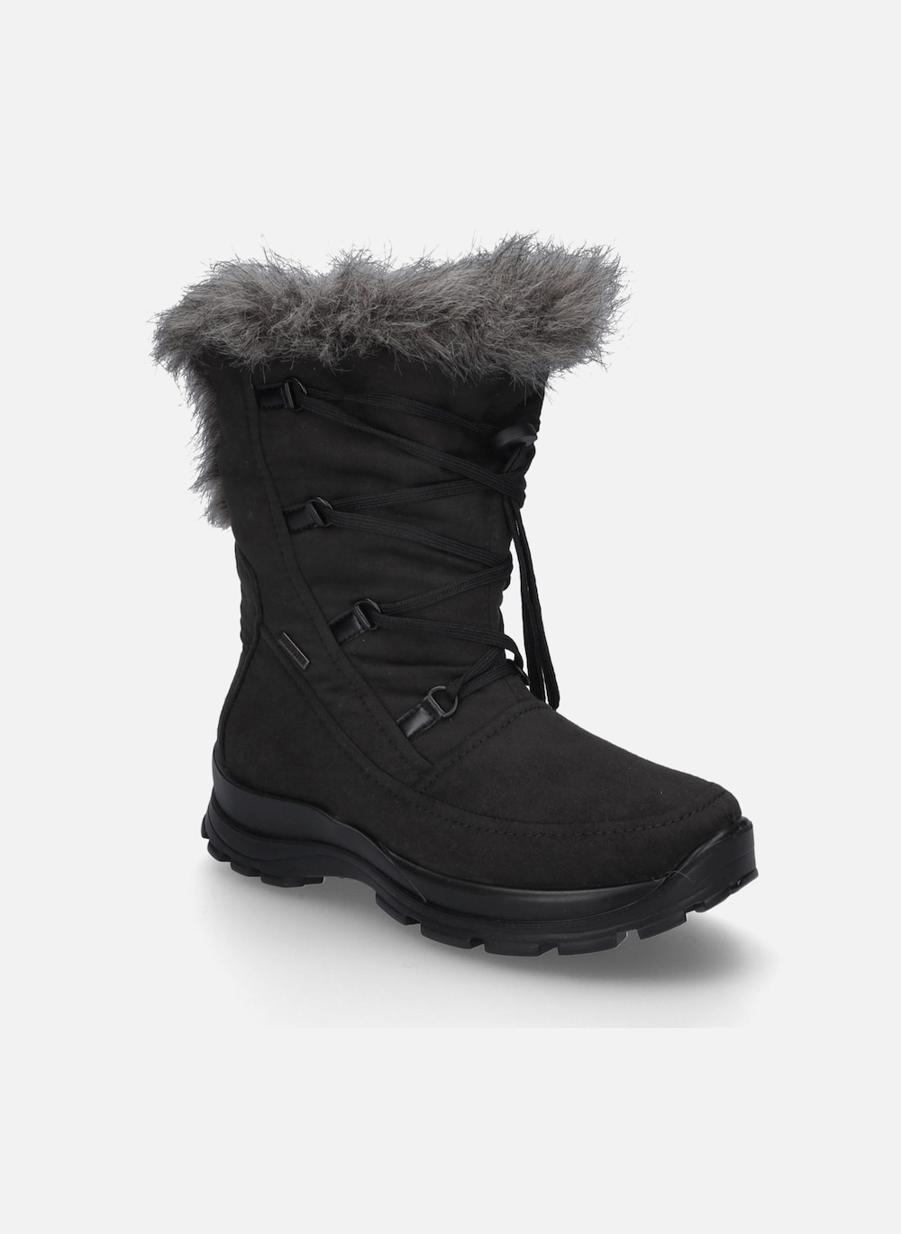 Damen Stiefel Grenoble 02, schwarz