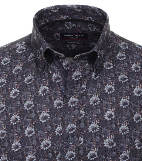 Flanellhemd Print Casual Fit