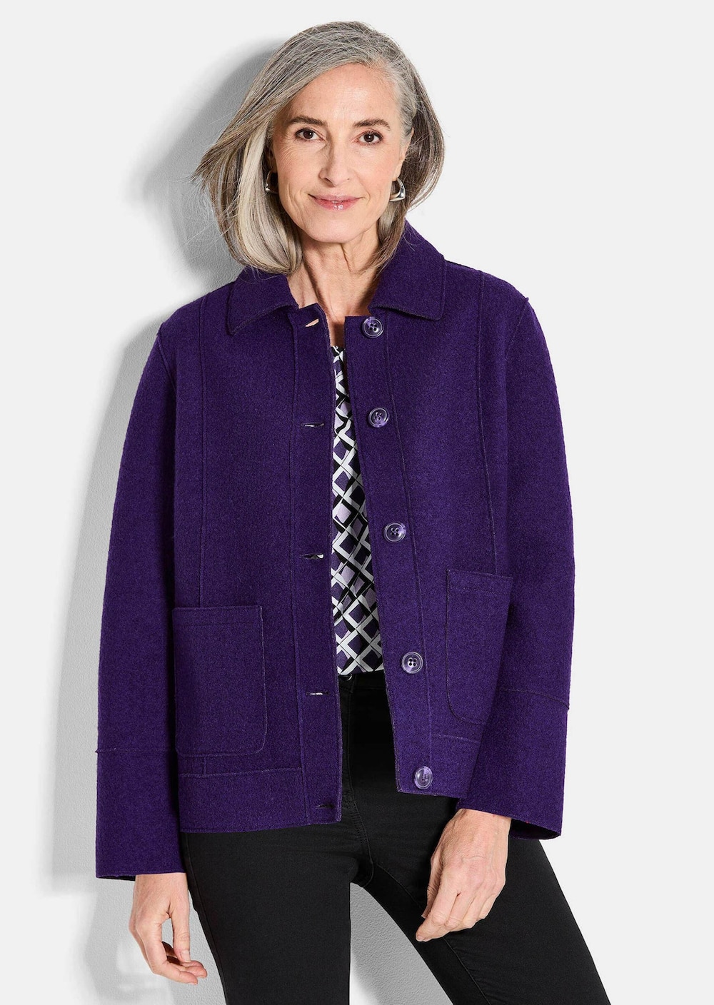 Jacke mit wärmender Wolle