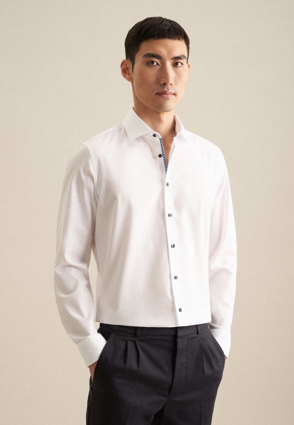 Herren Business Hemd - Uni