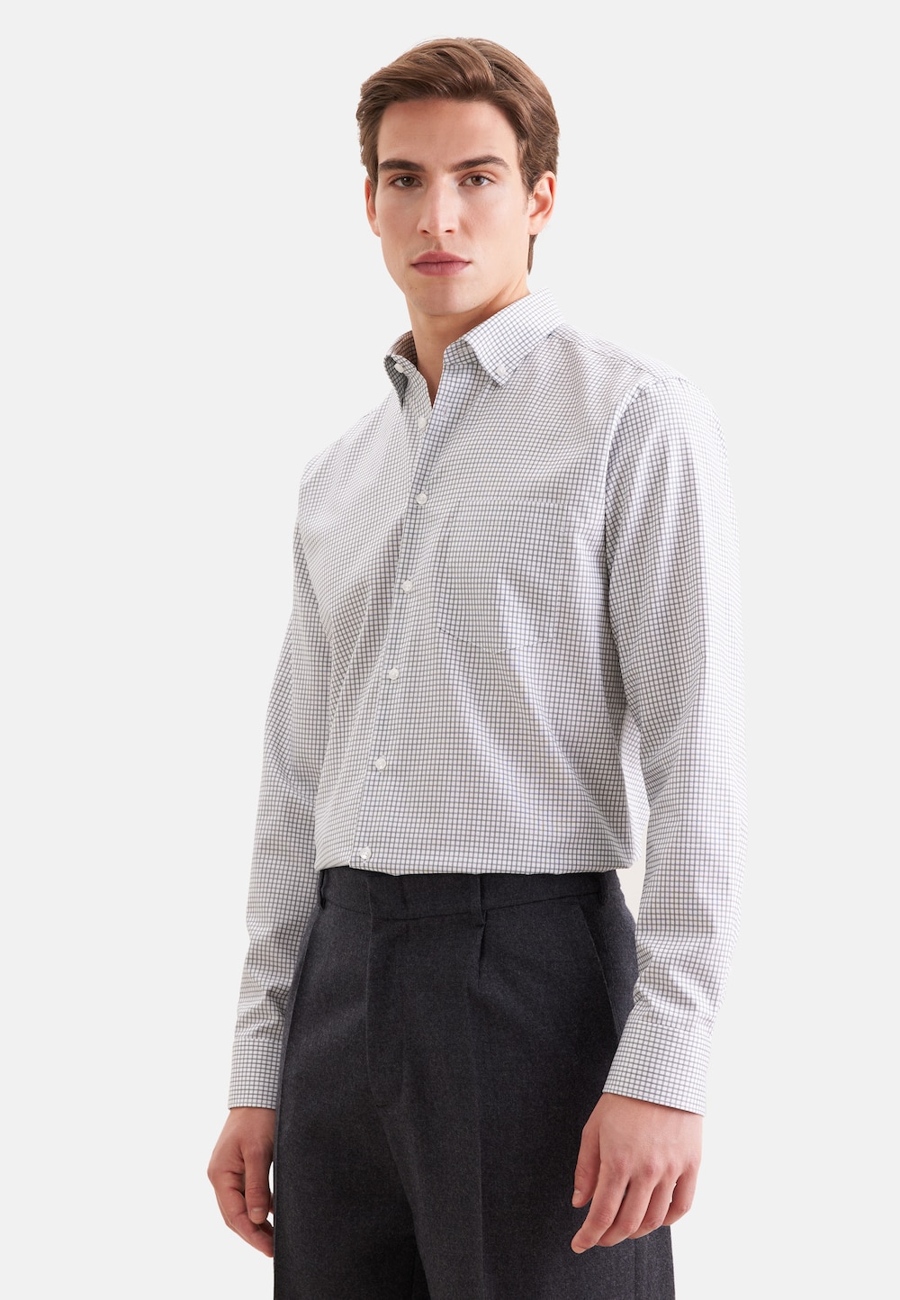 Herren Business Hemd - Karo