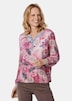 Paisley-Druckshirt mit Ausschnitt