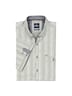 Herren Hemd gemustert , Oliv