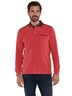 Herren Langarm-Shirt mit Polo-Kragen , Rot