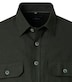 Hemdjacke uni Casual Fit