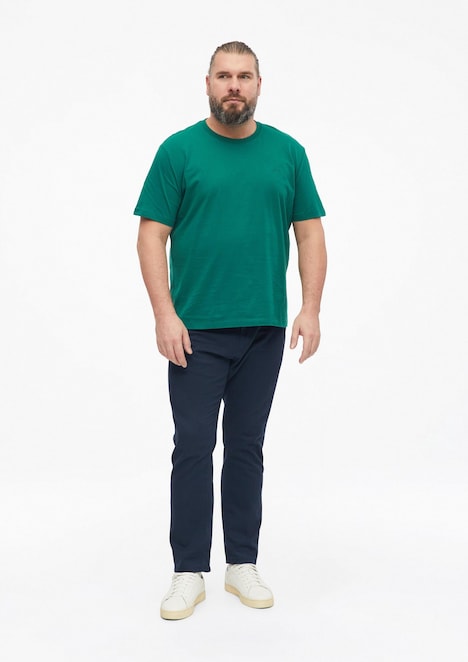 Baumwoll-T-Shirt mit Logo-Print