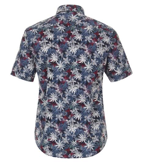 Print Freizeithemd Casual Fit Button-Down-Kragen Print Casual Fit