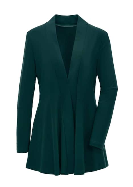 Leichte Shirtjacke lila mit Stretch