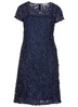 Spitzenkleid Kurzarm Uni