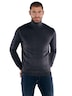 engbers Herren Pullover mit Rollkragen , Schwarz