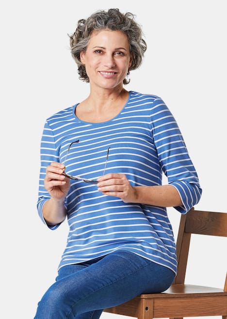 Buntgewirktes Ringelshirt