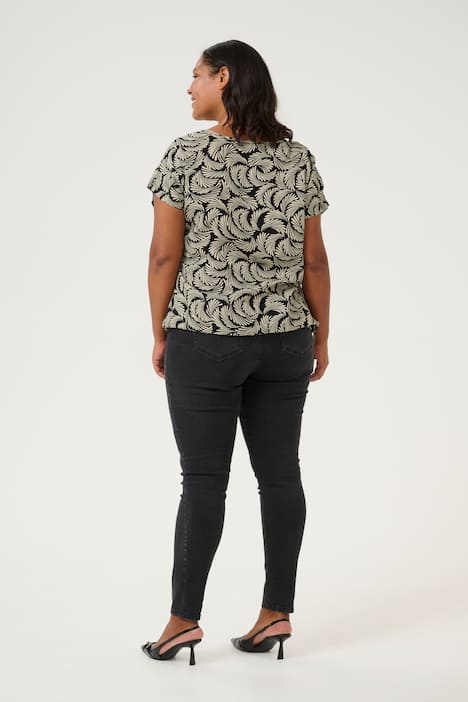 Kurzarm-Bluse Regular fit