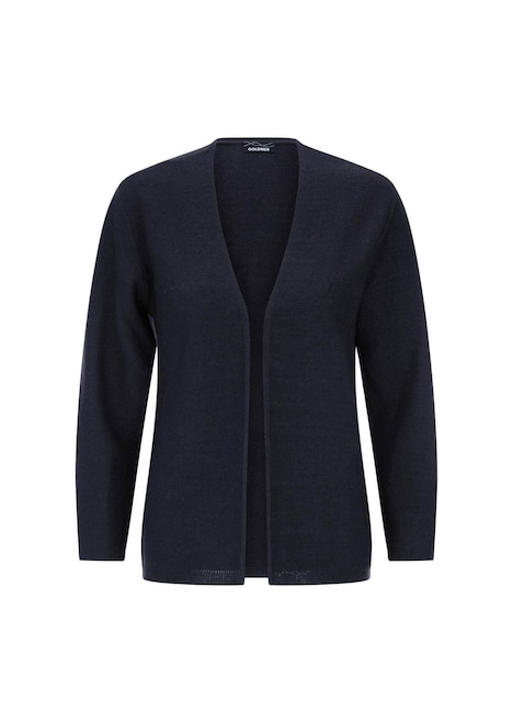 Feinstrickjacke mit Schurwolle