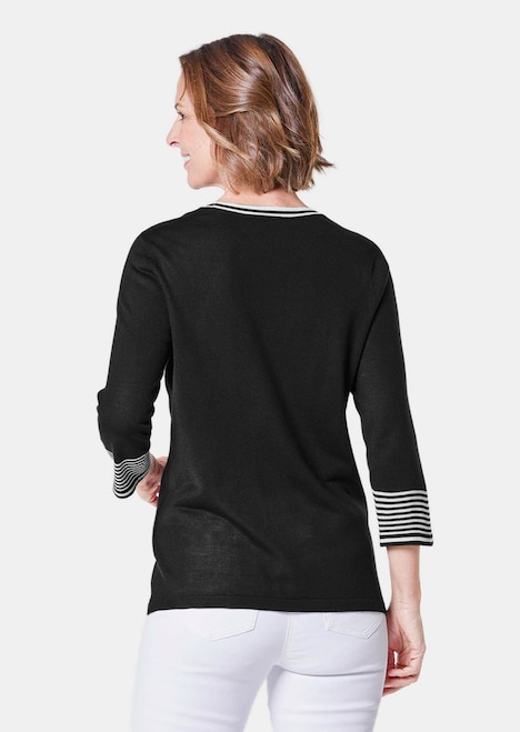 Herfsttrui met vlinderprint