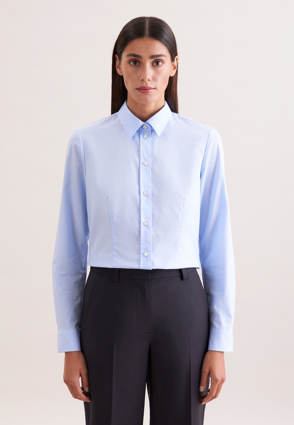 Damen Klassische Bluse - Uni