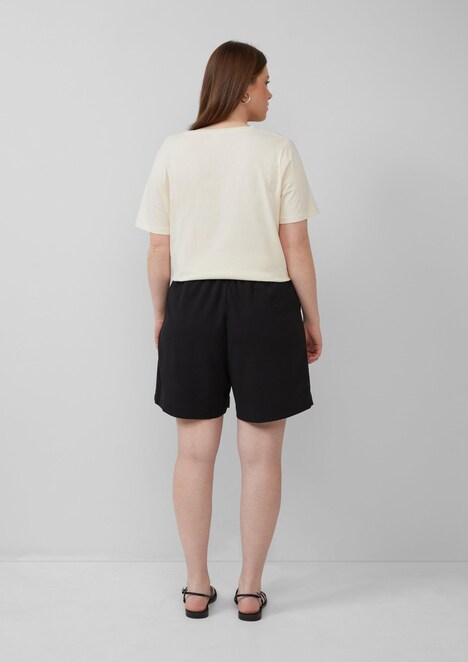 Shorts aus Interlockjersey mit Elastikbund
