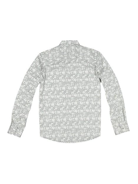 engbers Herren Langarm-Hemd gemustert , Granitgrau