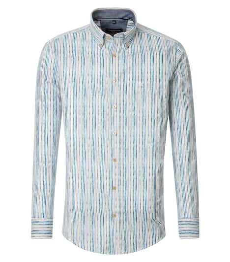 Freizeithemd gestreift Casual Fit