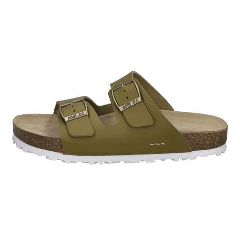 Damen Sandale Hermine 01, oliv-kombi