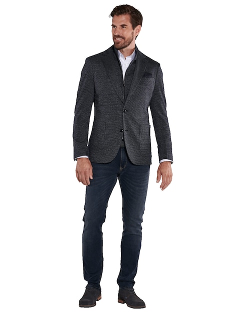 Herren Freizeit-Sakko slim fit , Indigoblau