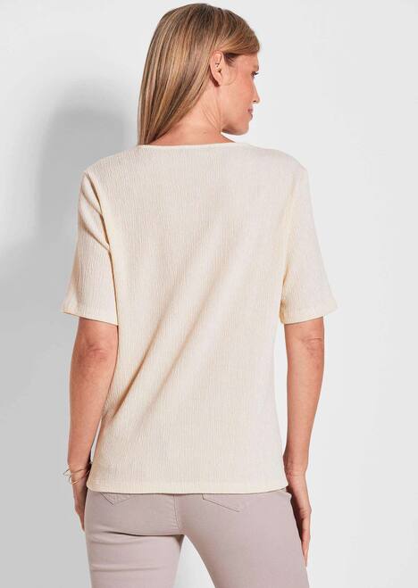 Braunes Halbarm-Oberteil