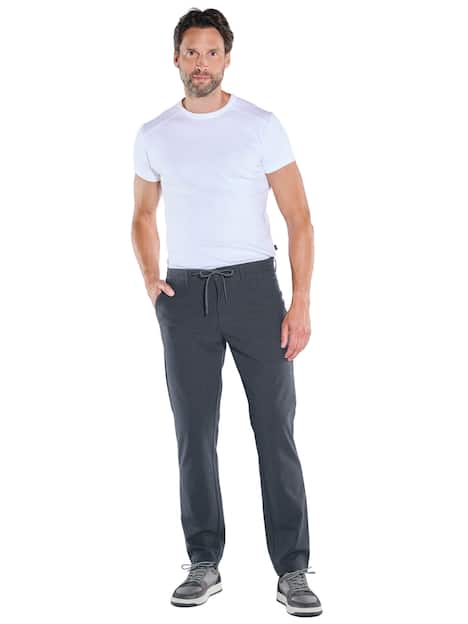 engbers Herren Chino in mit Tunnelzug , Marineblau