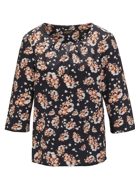 Bluse mit Blumendruck