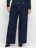 Stretch-Jeans High-Waist-Bund Uni