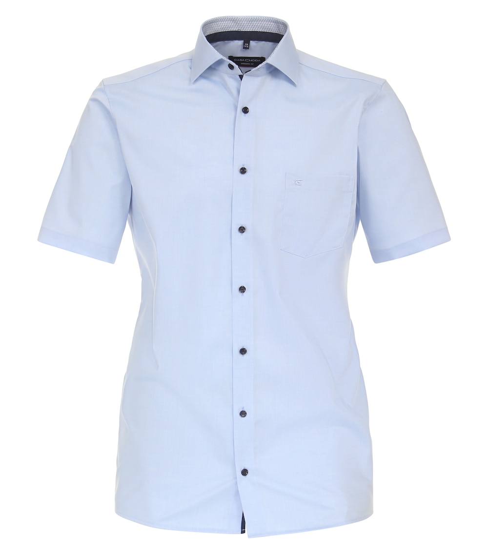 CASAMODA Businesshemd Kurzarm uni Modern Fit