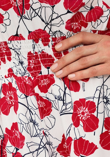 Druckkleid Kurzarm Print