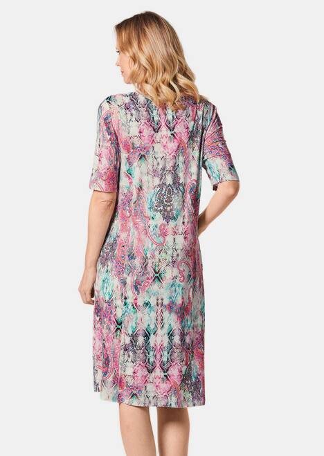 GOLDNER Jurk met print Gedess. jersey jurk