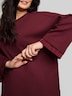 Loose Fit Sweatshirt mit 7/8-Arm