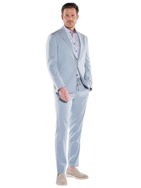 engbers Herren Anzugsakko slim fit , Hellblau