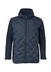 Hybrid-Jacke mit sportiven Details und Kapuze