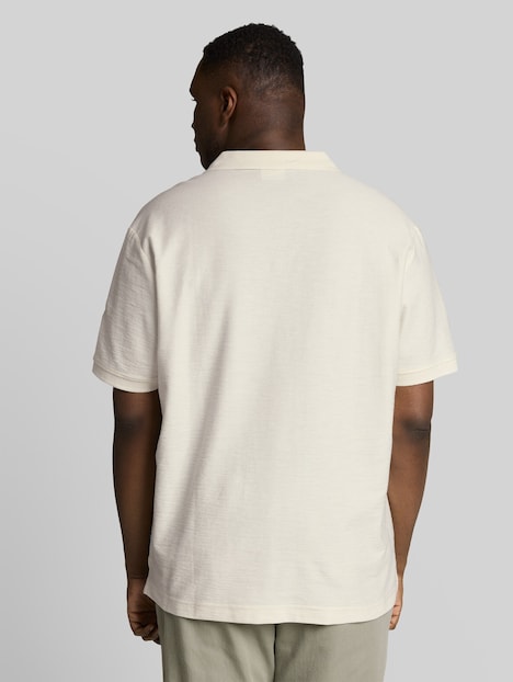 Poloshirt mit Ottoman-Struktur