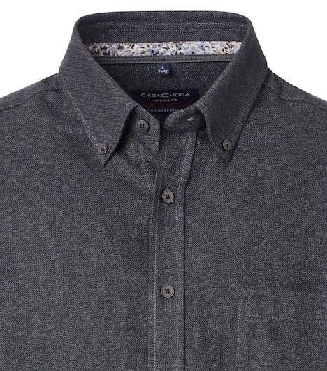 Freizeithemd uni Casual Fit