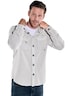 engbers Herren Overshirt regular , Silbergrau