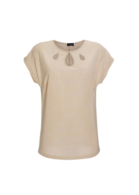 GOLDNER Shirt Elegant shirt met fijn glansgaren