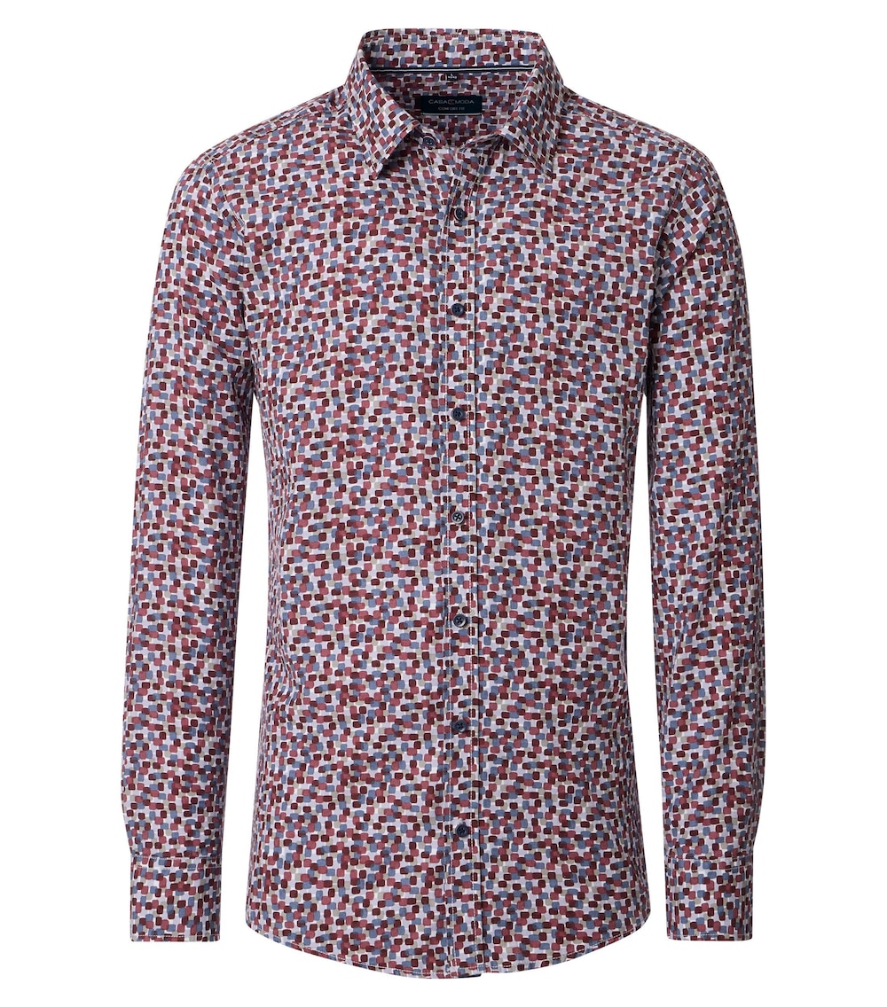 Freizeithemd Print Comfort Fit