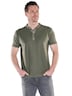 engbers Herren Henley T-Shirt , Oliv